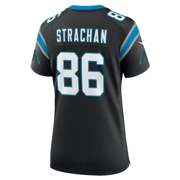 Mike strachan carolina panthers nike womens game jersey Black L