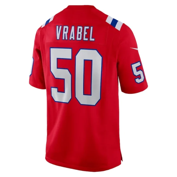 Mike vrabel new england patriots nike retired player alternate game jersey Red L
