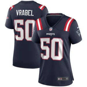 Mike vrabel new england patriots nike womens game retired player jersey Navy