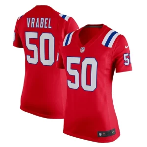 Mike vrabel new england patriots nike womens retired game jersey Red