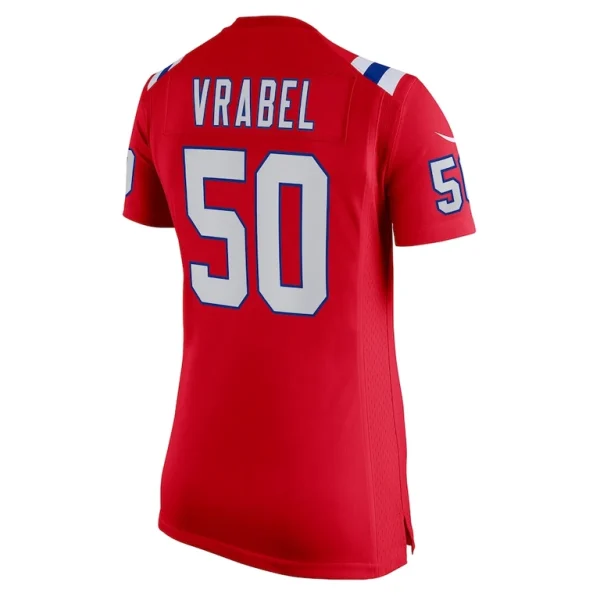 Mike vrabel new england patriots nike womens retired game jersey Red L