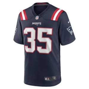 Miles battle new england patriots nike game jersey Navy M