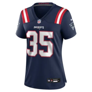 Miles battle new england patriots nike womens game jersey Navy M