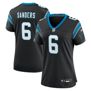 Miles sanders carolina panthers nike womens nike womens all player jersey Black