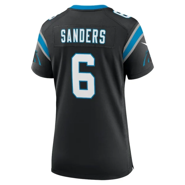 Miles sanders carolina panthers nike womens nike womens all player jersey Black L