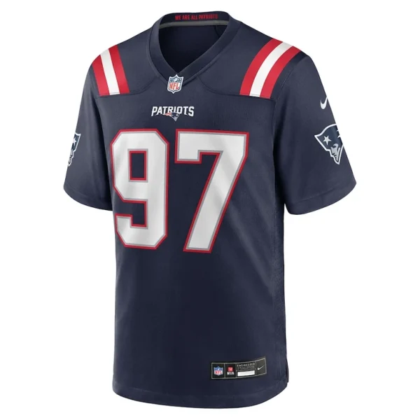 Milton williams new england patriots nike game player jersey Navy M