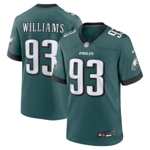 Milton williams philadelphia eagles nike team game jersey Midnight green