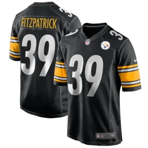 Minkah fitzpatrick pittsburgh steelers nike game jersey Black