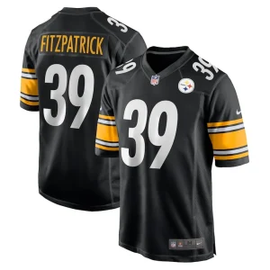Minkah fitzpatrick pittsburgh steelers nike game jersey Black