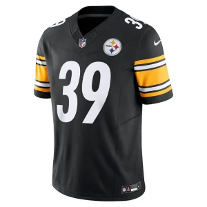 Minkah fitzpatrick pittsburgh steelers nike vapor f.u.s.e. limited jersey Black M