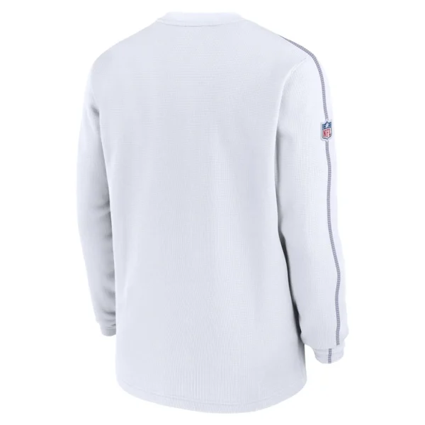 Minnesota vikings nike alternate logo coach long sleeve top White L