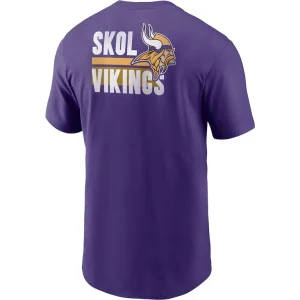 Minnesota vikings nike blitz essential t shirt Purple L
