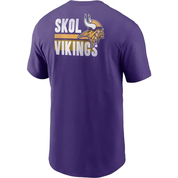 Minnesota vikings nike blitz essential t shirt Purple L