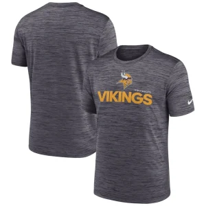Minnesota vikings nike blitz velocity modern performance t shirt Black
