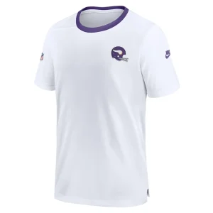 Minnesota vikings nike classic coach performance t shirt White M