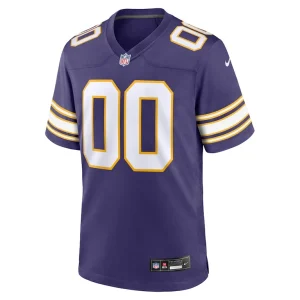 Minnesota vikings nike classic custom game jersey Purple M