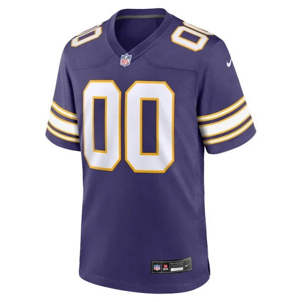 Minnesota vikings nike classic custom game jersey Purple M