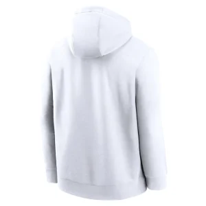 Minnesota vikings nike club fleece pullover hoodie White L