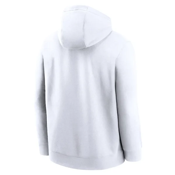 Minnesota vikings nike club fleece pullover hoodie White L