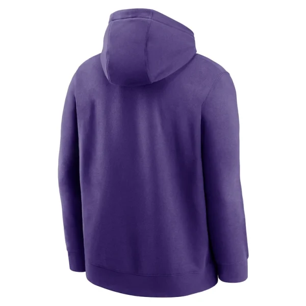Minnesota vikings nike club logo pullover hoodie Purple L
