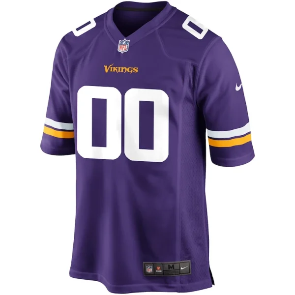 Minnesota vikings nike custom game jersey Purple M