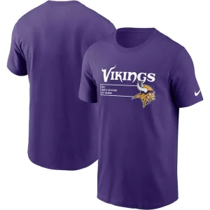 Minnesota vikings nike division essential t shirt Purple