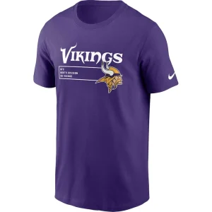 Minnesota vikings nike division essential t shirt Purple M