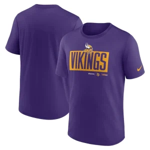 Minnesota vikings nike exceed performance t shirt Purple