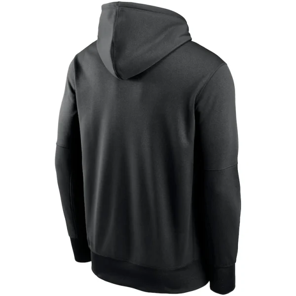 Minnesota vikings nike fan gear primary logo performance pullover hoodie Black L