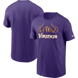 Minnesota vikings nike hometown collection helmet t shirt Purple