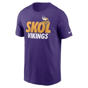 Minnesota vikings nike hometown collection skol t shirt Purple M