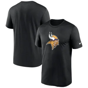 Minnesota vikings nike legend logo performance t shirt Black