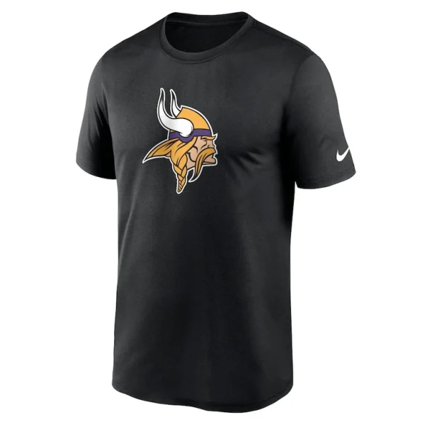 Minnesota vikings nike legend logo performance t shirt Black M