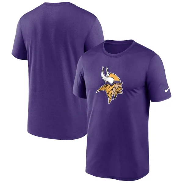 Minnesota vikings nike legend logo performance t shirt Purple
