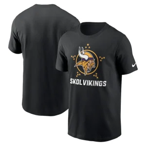 Minnesota vikings nike local essential t shirt Black