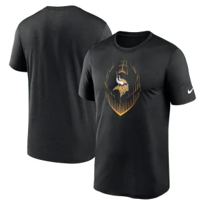 Minnesota vikings nike primetime legend icon performance t shirt Black