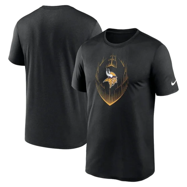 Minnesota vikings nike primetime legend icon performance t shirt Black