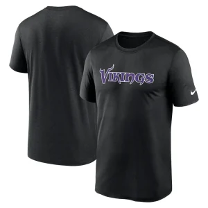 Minnesota vikings nike primetime legend wordmark performance t shirt Black
