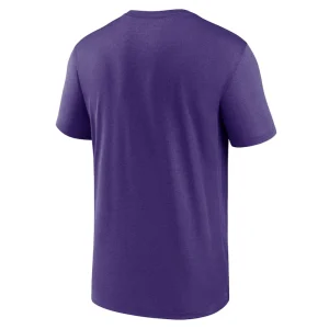 Minnesota vikings nike primetime legend wordmark performance t shirt Purple L