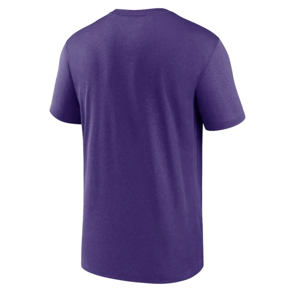 Minnesota vikings nike primetime legend wordmark performance t shirt Purple L