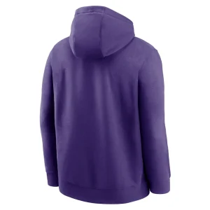Minnesota vikings nike rewind club logo pullover hoodie Purple L