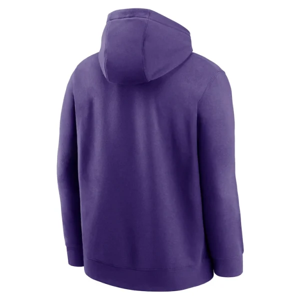 Minnesota vikings nike rewind club logo pullover hoodie Purple L