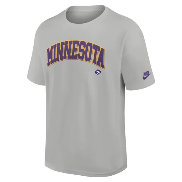 Minnesota vikings nike rewind max90 statement t shirt Silver M