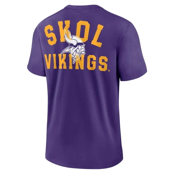 Minnesota vikings nike rewind slogan t shirt Purple M