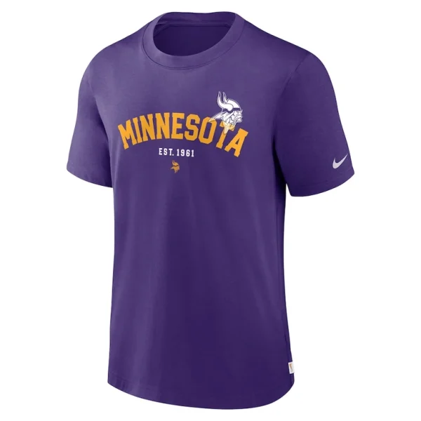 Minnesota vikings nike rewind slogan t shirt Purple S