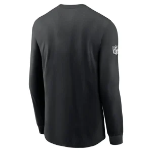 Minnesota vikings nike sideline performance long sleeve t shirt Black L