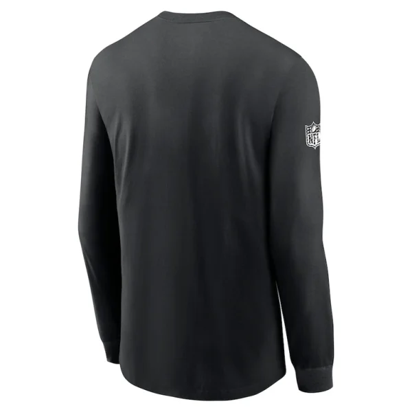 Minnesota vikings nike sideline performance long sleeve t shirt Black L