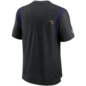 Minnesota vikings nike sideline player uv performance t shirt Black L