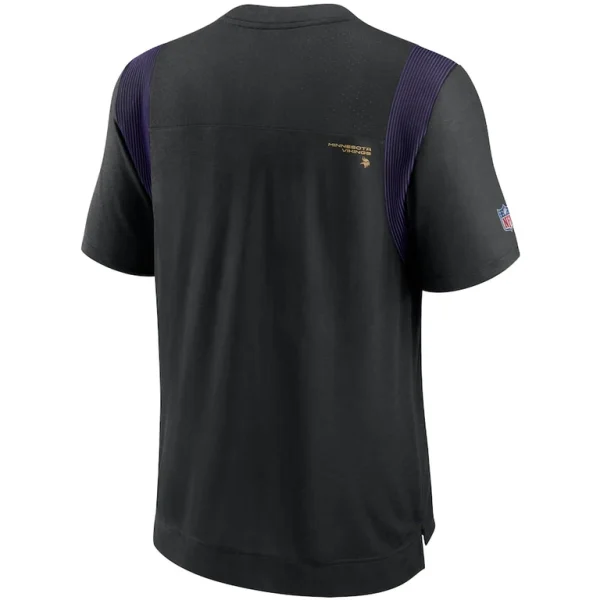 Minnesota vikings nike sideline player uv performance t shirt Black L