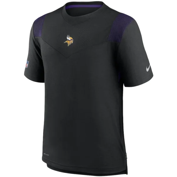 Minnesota vikings nike sideline player uv performance t shirt Black M